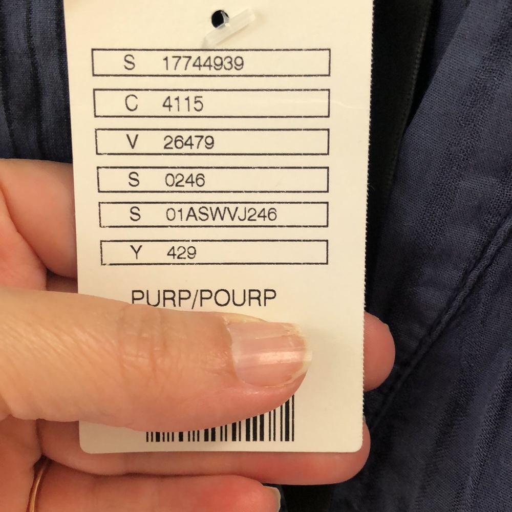 Anthro cotton peplum shirt sleeve jacket/top. - Picture 9 of 12
